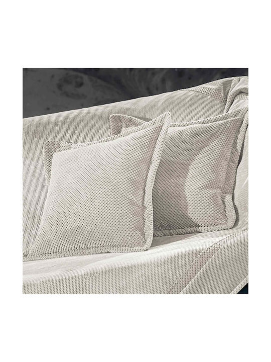 Guy Laroche Decorative Pillow Case Rubicon Fleece Beige 42x42cm