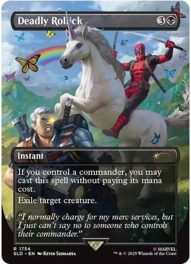 【MTG】Secret Lair Marvel’s Deadpool Foil① Magic: The Gathering Secret Lair X Marvel's Deadpool Nonfoil