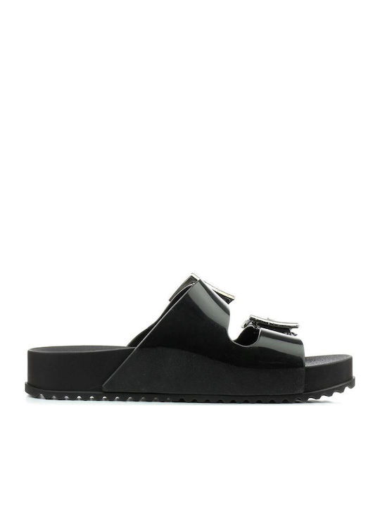 Women's Flat Sandals in Black Color