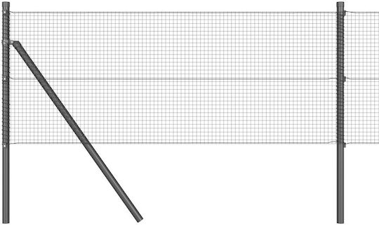 vidaXL Plasă de sârmă Gri 0.5x50m