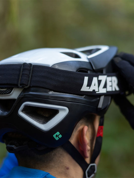 Lazer Jackal KC Κράνος Ποδηλάτου Βουνού Άσπρο/Μαύρο