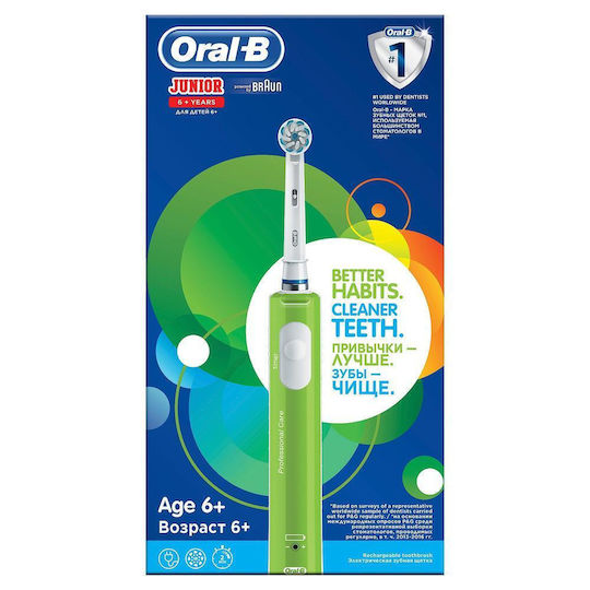Oral-B Junior Periuță de Dinți Electrică pentru Copii cu Cronometru pentru 6+ Ani