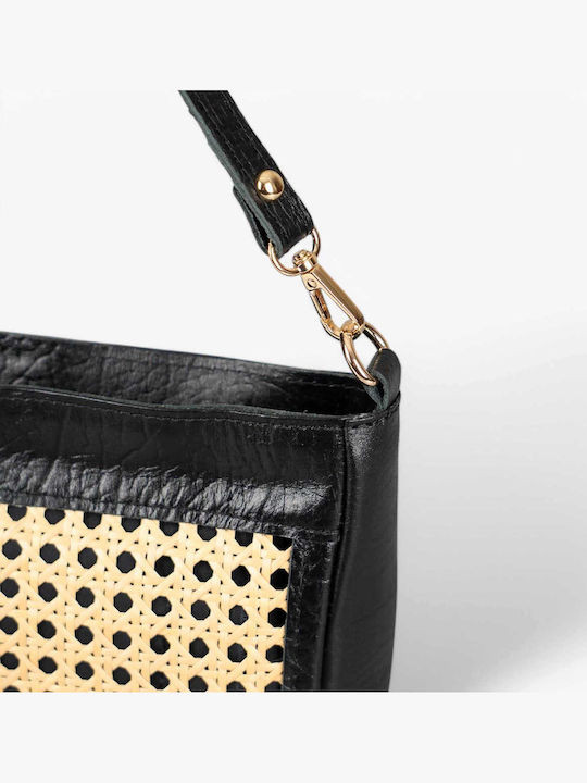 Leather Women's Clutch Black