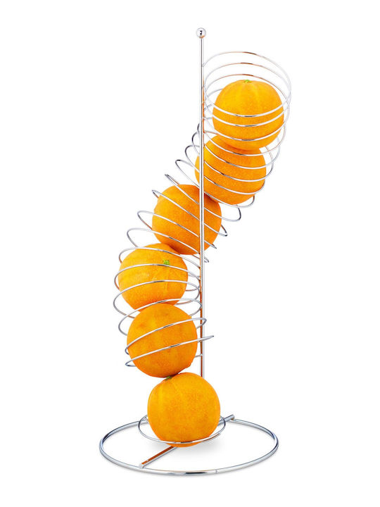 Relaxdays Fruitieră Metalic Portocaliu 48x21x21buc