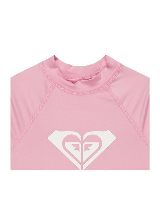 Roxy Whole Hearted Παιδικό Μαγιό Μπλούζα Λιλά