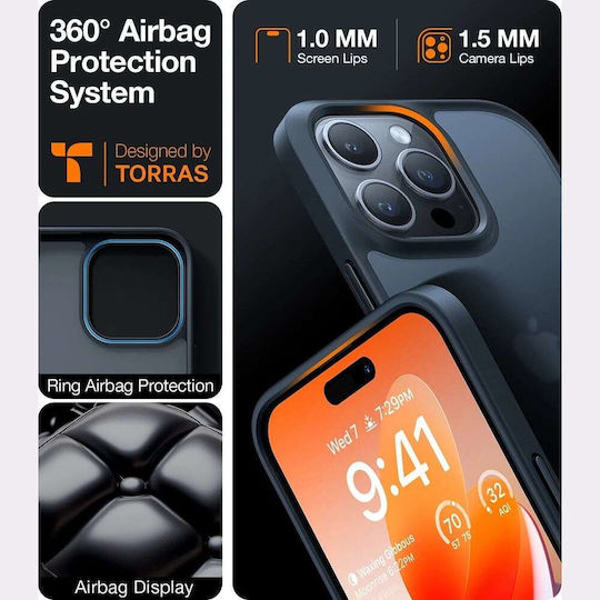 Torras Guardian Back Cover Πλαστικό Μαύρο (Google Pixel 9a)