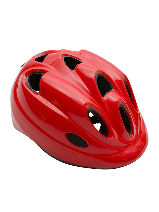 Nilox Kids' Helmet for City Bike Red with LED Light