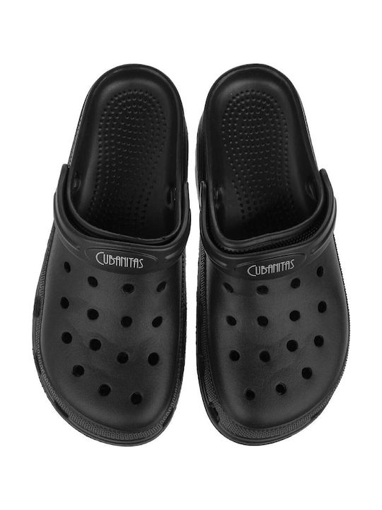 Cubanitas Women's Clogs Black
