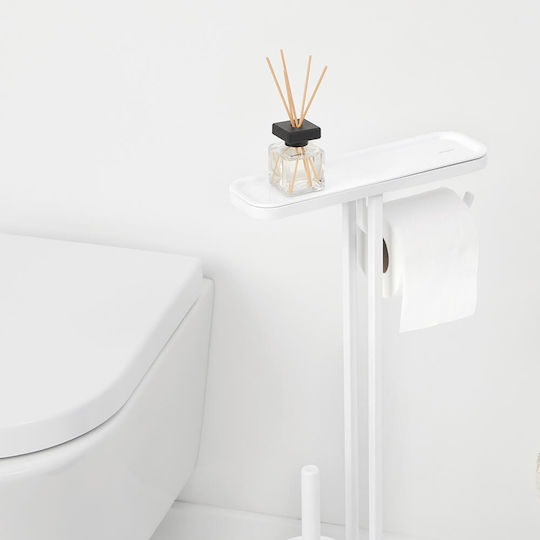Brabantia Δαπέδου Χαρτοθήκη Μεταλλική Λευκή