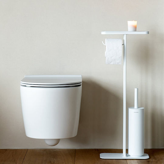 Brabantia Δαπέδου Χαρτοθήκη Μεταλλική Λευκή