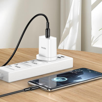 Kakusiga USB 2.0 Kabel USB-C männlich - USB-C 60W Schwarz 1m (KSC-984-CC-BK)