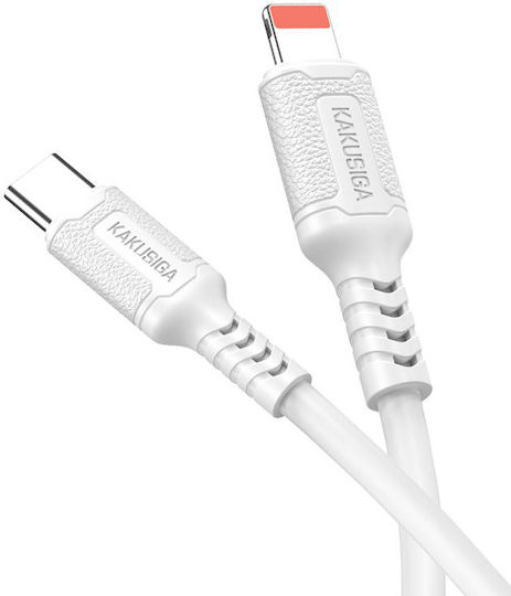 Kakusiga USB-C zu Lightning Kabel 27W Weiß 1m (KSC-984-LC-WH)