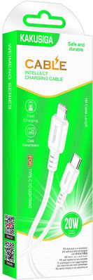 Kakusiga USB-C zu Lightning Kabel 20W Weiß 1m (KSC-982-LC-WH)