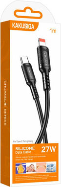 Kakusiga Regular la Cablu Lightning 27W Negru 1m (KSC-984-LC-BK)
