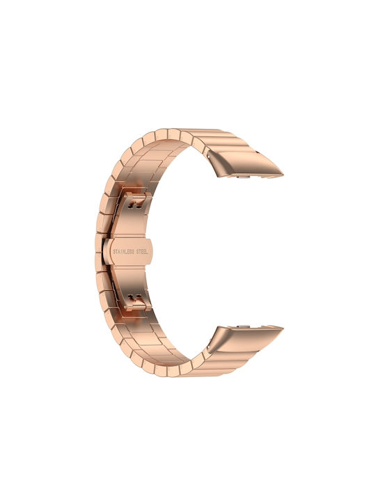 Strap Stainless Steel Rose Gold (Huawei Band 7Honor Band 6)