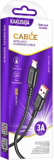 Kakusiga Regulär USB 2.0 auf Micro-USB-Kabel Schwarz 1m (KSC-982-M-BK) 1Stück