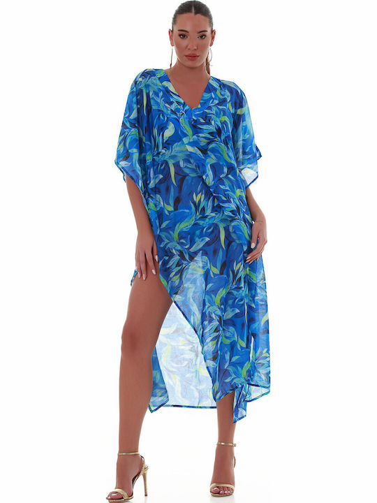 Bluepoint Women's Maxi Caftan Beachwear Blue