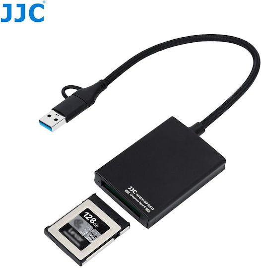 JJC Kartenleser USB 3.2 Typ-C für /S/D/ / / / / / Silber