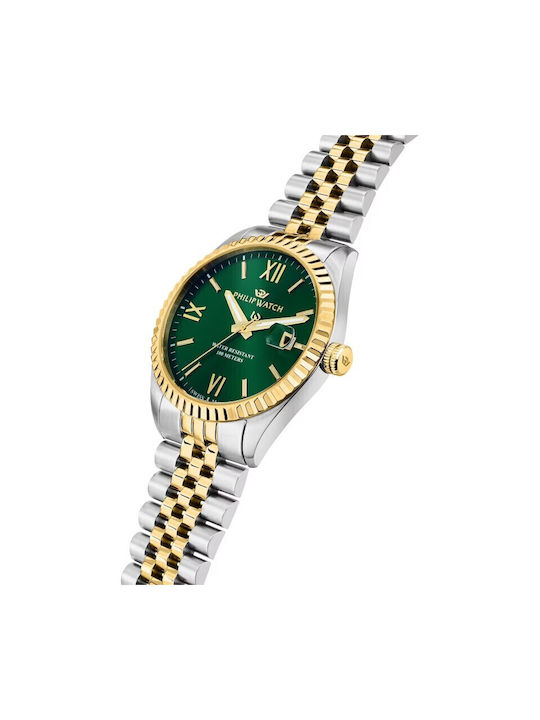 Philip Watch Men's Watch Automatic with Silver Metal Bracelet