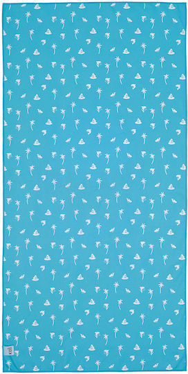 Kentia Float Kids Beach Towel Light Blue Sharks 140x70cm