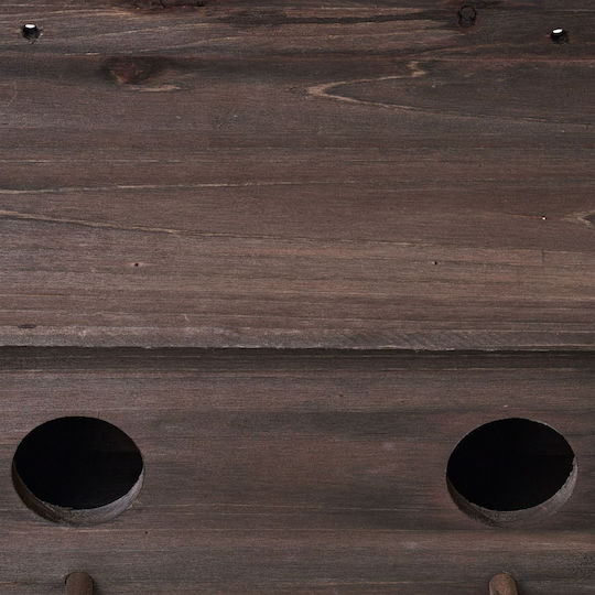 Decorațiuni Pentru Grădină Cuib De Păsări Din Lemn 22 X 35 X 18 Cm Maro Închis