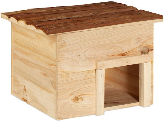 Wooden Hedgehog House 22.5 X 32 X 27 Cm