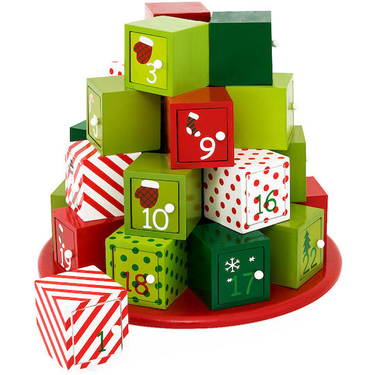 EGO Interiors Aca Selbstgemachter Holz-Adventskalender