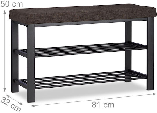 Mobilier de Intrare cu Dulap pentru Pantofi & Bancă 50x81x32cm