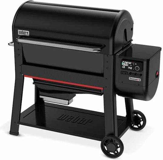 Weber Searwood XL 600 Неръждаем Скара на пелети с Термометър