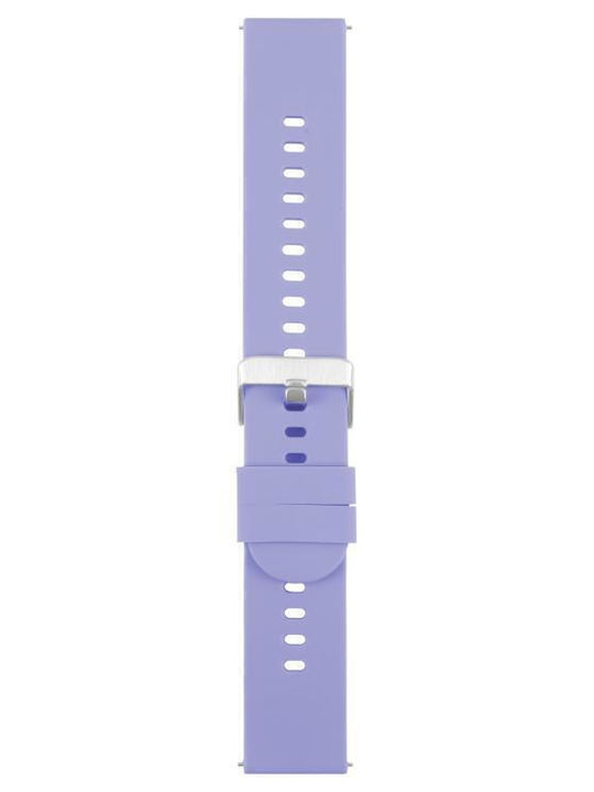 Rubber Strap Purple 22mm
