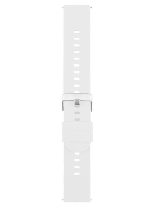 Curea de cauciuc Alb 22mm