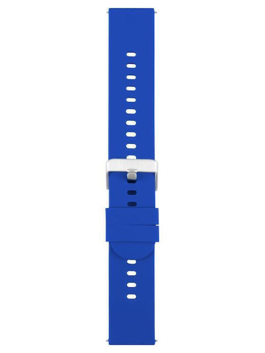 Rubber Strap Navy Blue 22mm