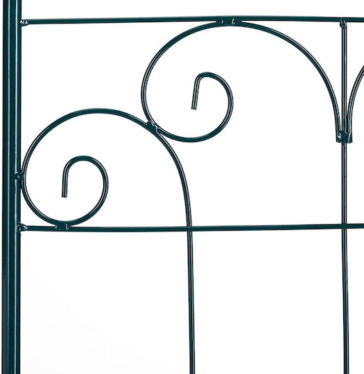 Set 2 arcade metalice pentru grădină flori cățărătoare verde închis 180 x 50 cm model B Relaxdays
