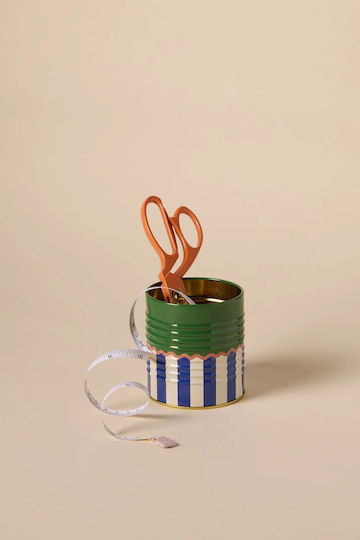 Στρογγυλη Μεταλλικη Μολυβοθηκη Designworks Ink A Dopo Storage Tin Solid Striped Dtsc-1001eu