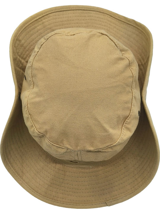 Gift-Me Παιδικό Καπέλο Bucket Υφασμάτινο Μπεζ