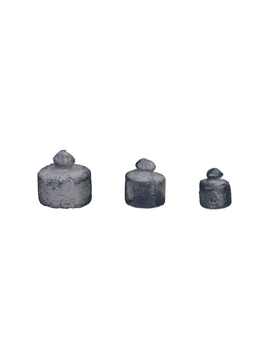 Rustic Decorative Scale 3 Weights 13g 27g 51g Cast Iron 24 X 27 X 10.5 Cm