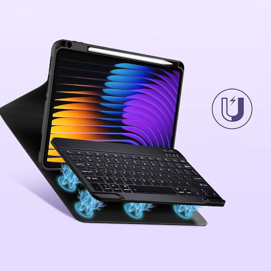 Tech-Protect Sc Pen Флип капак с Клавиатура Черен (Xiaomi Pad 7, Xiaomi Pad 7 Pro)
