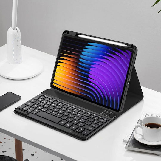 Tech-Protect Sc Pen Флип капак с Клавиатура Черен (Xiaomi Pad 7, Xiaomi Pad 7 Pro)