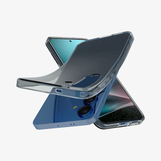 Spigen Liquid Crystal Umschlag Rückseite Silikon Transparent (Galaxy S25+)