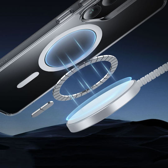 ESR Classic Hybrid Halolock Umschlag Rückseite Silikon / Kunststoff 0.5mm Transparent (Galaxy S25+)