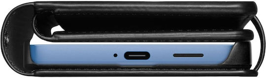 Spigen Wallet S Synthetisches Leder / Leder Schwarz (Galaxy S25+)