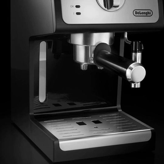 De'Longhi Active Line Espressomaschine 1100W Druck 15bar Silber