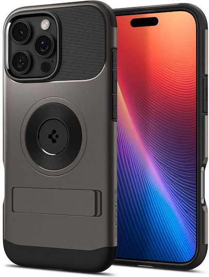 Spigen Slim Armor MagFit Back Cover Σιλικόνης Gunmetal (iPhone 16 Pro Max)