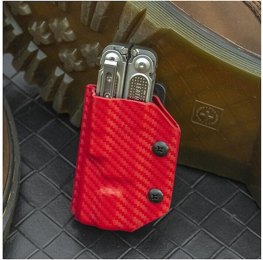 Kydex Sheath Leatherman Free P4 Cf-red Clip & Carry