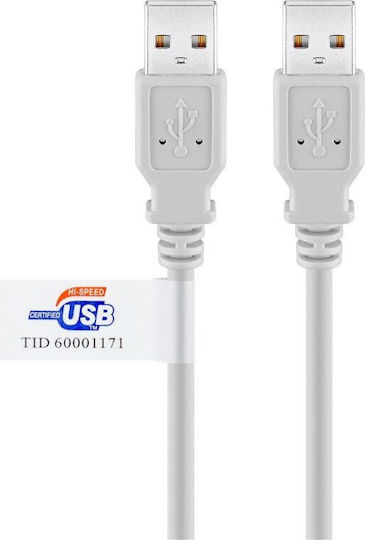 Goobay 2m USB 2.0 Cable A-Male Gray (50796)