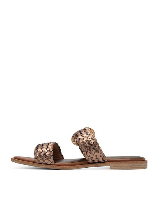 Women's Flat Sandals Bronze