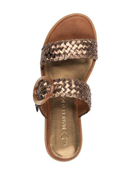 Women's Flat Sandals Bronze