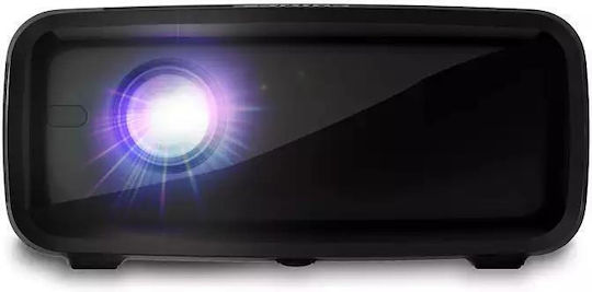 Philips NeoPix 122 NPX122/INT Projektor LCD HD LED-Lampe mit Wi-Fi und Eingebauten Lautsprechern Schwarz