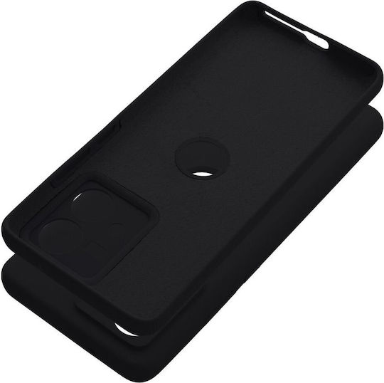 Umschlag Rückseite Silikon 2mm Schwarz (Motorola Edge 40 Neo - German)