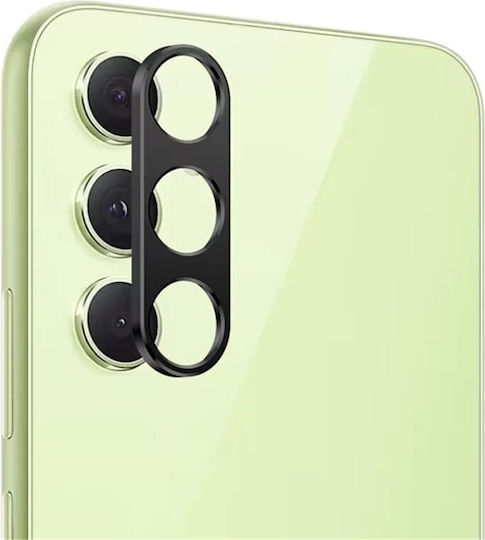 5d Full Glue Προστασία Κάμερας Tempered Glass Μαύρο για το Galaxy A35